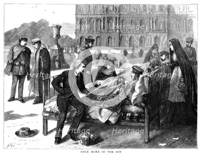 'Once More into the Sun', Franco-Prussian War, 1870. Artist: Unknown