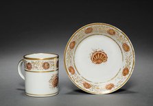 Cup from Oliver Wolcott, Jr. Tea Service (5 of 6), 1785-1805. Creator: Unknown.