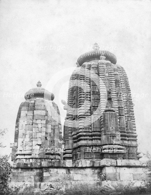 Lingaraj temple, Bhubaneswar, Orissa,  India, 1905-1906. Artist: FL Peters