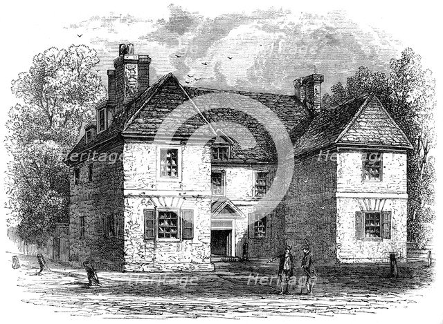 William Penn's House, Philadelphia, Pennsylvania, late 17th-early 18th century (c1880). Artist: Whymper
