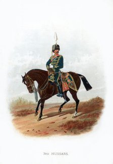 '3rd Hussars', 1889. Artist: Unknown