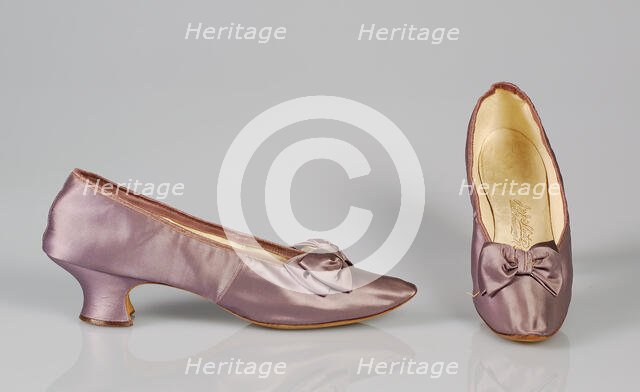 Evening slippers, American, ca. 1894. Creator: J. & J. Slater.