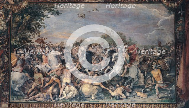 Battle against the inhabitants of Veii and Fidenae, 1598-1599. Artist: Cesari, Giuseppe (1568-1640)