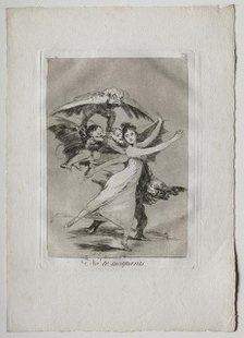 Ochenta Caprichos: You Will Not Escape, 1793-1798. Creator: Francisco de Goya (Spanish, 1746-1828).