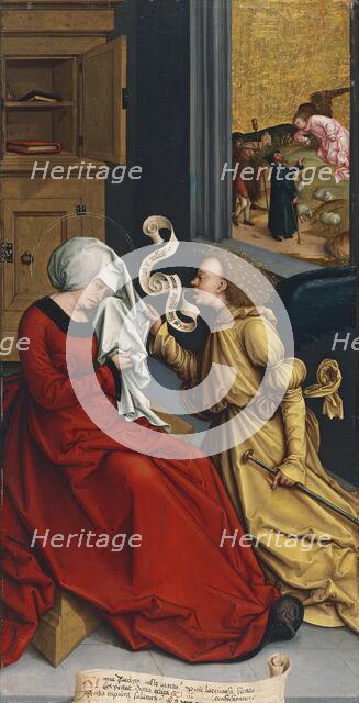 The Annunciation to Saint Anne, 1505. Creator: Bernhard Strigel.