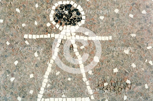 Mosaic of Tanit, Cartaginian, 3rd century BC. Artist: Unknown