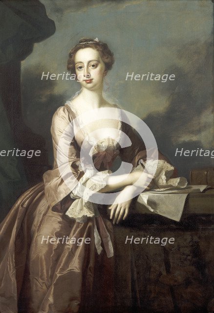 Mary Finch, Viscountess Andover, 1746.  Artist: Thomas Hudson