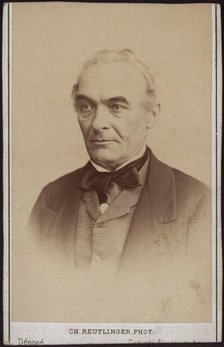 Portrait of the writer Prosper Mérimée (1803-1870). Creator: Photo studio Reutlinger, Paris  .