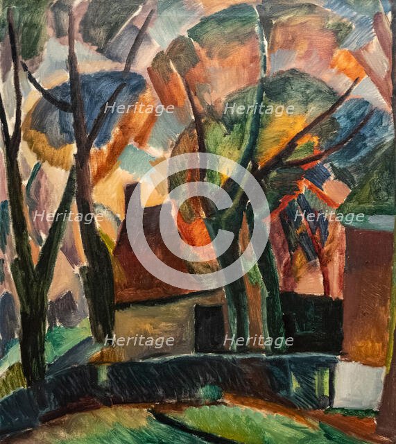 Farm at Beemster, 1915. Creator: Gestel, Leo (1881-1941).