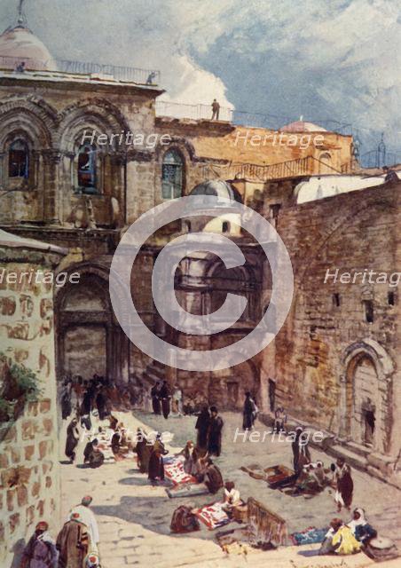 'The Forecourt of the Church of the Holy Sepulchre', 1902. Creator: John Fulleylove.