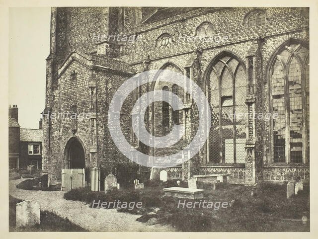 Southside of Cromer Church, c. 1850s. Creator: Benjamin Brecknell Turner.