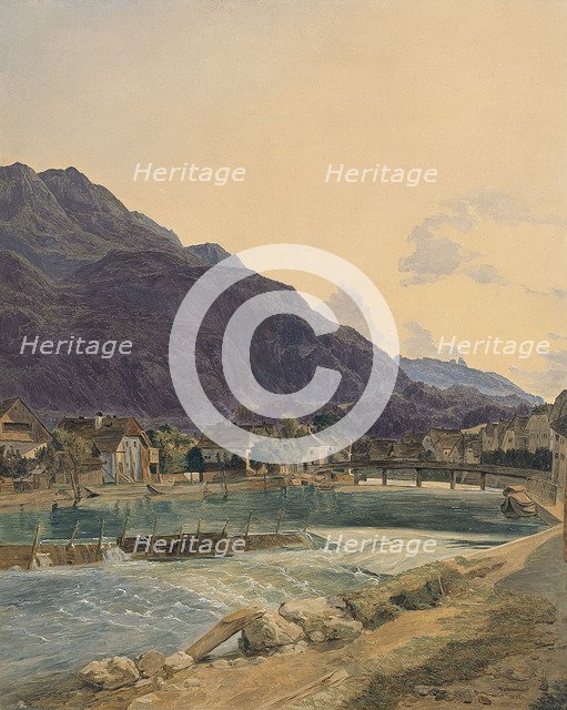 Bad Ischl, 1836. Artist: Waldmüller, Ferdinand Georg (1793-1865)