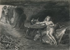 'Imogen in the Cave (Cymbeline)', c1870. Artist: David Desvachez.