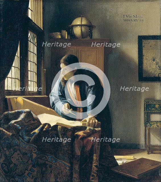 The Geographer. Artist: Vermeer, Jan (Johannes) (1632-1675)