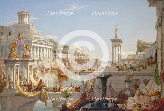 The Course of Empire. The Consummation of Empire , 1836. Creator: Cole, Thomas (1801-1848).