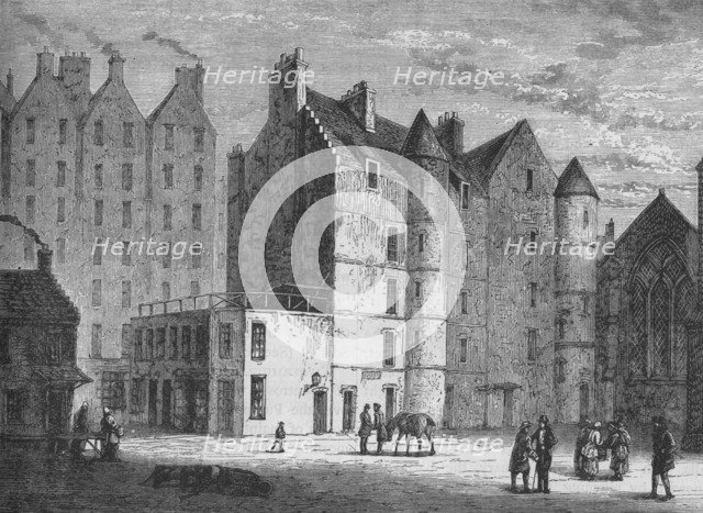 'The Old Tolbooth, Edinburgh', c1880. Artist: Unknown.