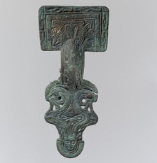 Square-Headed Bow Brooch, Frankish, 530-560. Creator: Unknown.