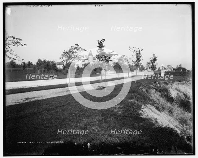 Lake Park, Milwaukee, between 1890 and 1901. Creator: Unknown.