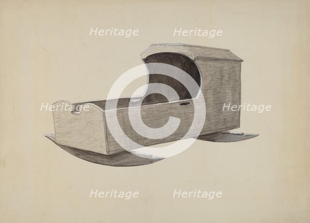 Cradle, c. 1936. Creator: Edward L Loper.