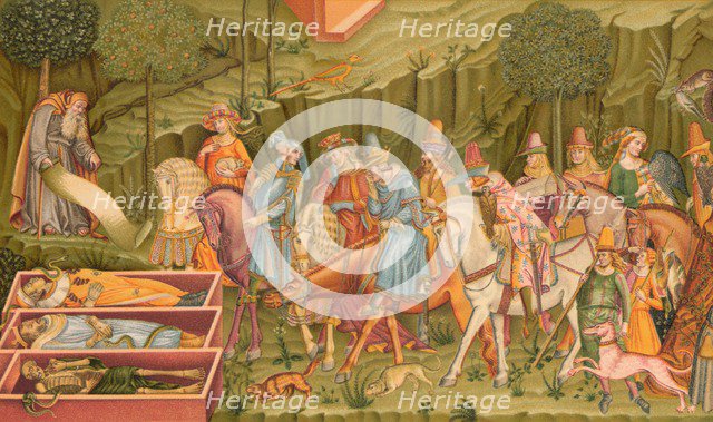 Le Triomphe de la Mort', (the triumph of death). Artist: Buonamico Buffalmacco