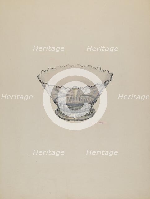 Dish, c. 1940. Creator: Joseph Mitry.