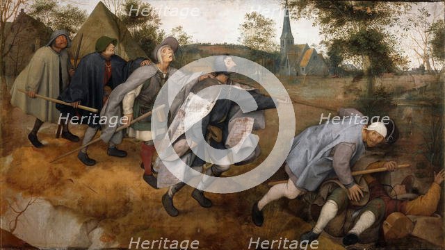 The Blind Leading the Blind, 1568. Creator: Bruegel (Brueghel), Pieter, the Elder (ca 1525-1569).
