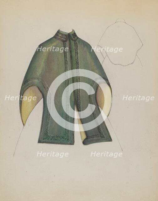 Dolman, c. 1936. Creator: Marie Mitchell.