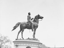 George H. Thomas - Equestrian statues in Washington, D.C., between 1911 and 1942. Creator: Arnold Genthe.