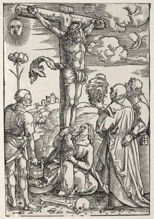 Christ on the Cross with Mary, St. John, Mary Magdalen and St. Stephen, 1505. Creator: Hans Baldung (German, 1484/85-1545).