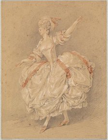 A Dancer, 1777. Creator: Jean-Michel Moreau.