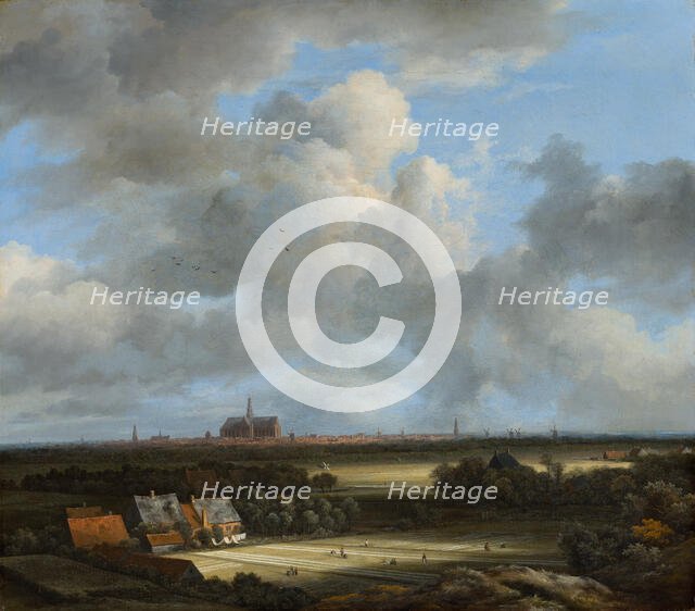 View of Haarlem with Bleaching Grounds. Creator: Jacob van Ruisdael.