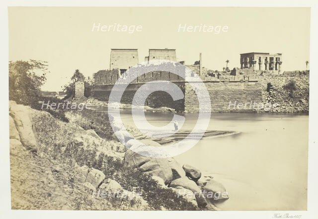 South End of the Island of Philæ, 1857. Creator: Francis Frith.