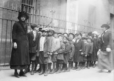 Orphans at horse show - N.Y., 11/13, 1913. Creator: Bain News Service.