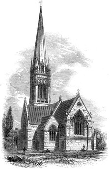 St. Mary's Church, South Dalton, Yorkshire, 1861. Creator: Unknown.