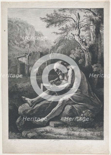 St. Jerome, 1797. Creator: Jean-Jacques de Boissieu.