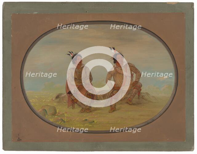 Two Choctaw Indians, 1861/1869. Creator: George Catlin.