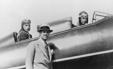 Fred E. Weick, Tom Hamilton and Charles Lindbergh, USA, June 1927. Creator: Unknown.