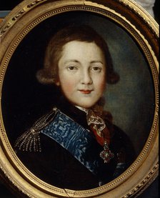 Portrait of Grand Duke Alexander Pavlovich of Russia. Artist: Anonymous, 18th century  