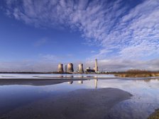 Fiddler's Ferry Power Station, Cuerdley, Warrington, 2021. Creator: James O Davies.