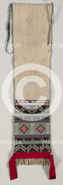 "Hopi Brocade" style Dance Sash, c. 1880-1900. Creator: Unknown.