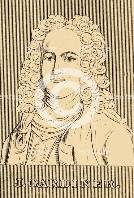'J. Gardiner', (1688-1745), 1830. Creator: Unknown.