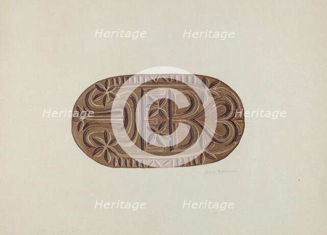 Grain Sack Stamp, c. 1940. Creator: Elmer R. Kottcamp.