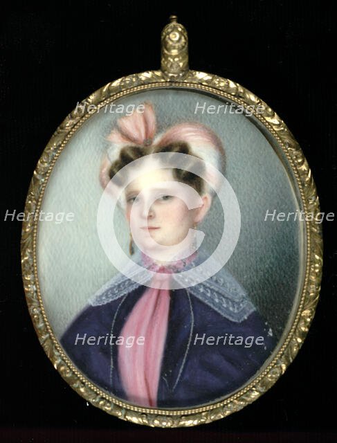 Mrs. Christopher Burdick (Lydia Easton), ca. 1835. Creator: Unknown.