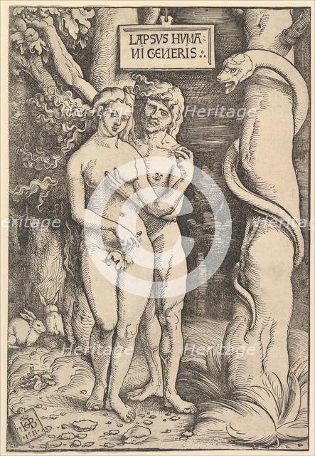 Adam and Eve, 1511. Creator: Hans Baldung.