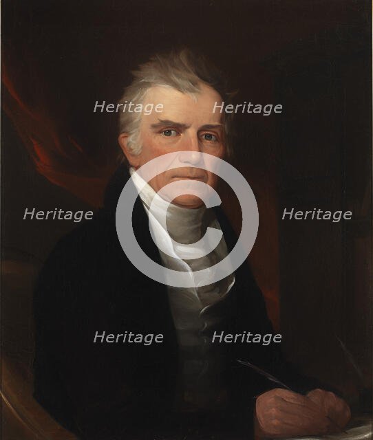 Portrait of Putnam Catlin, 1840s. Creator: George Catlin.