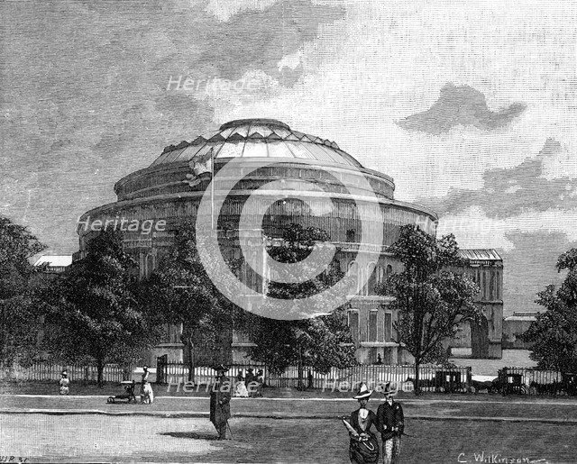 The Royal Albert Hall, Kensington, London, 1900. Artist: Unknown