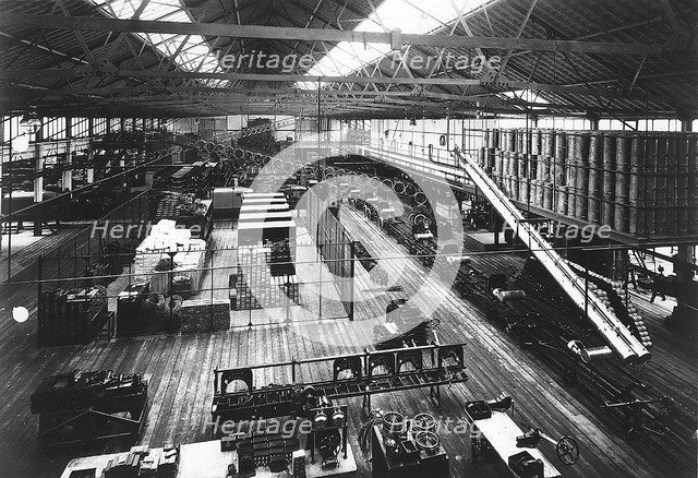 Part of the production line at Ford's Highland Park factory, Detroit, Michigan, USA, c1914. Artist: Unknown