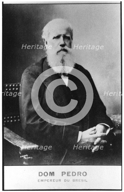 Dom Pedro, Emperor of Brazil, late 19th century. Artist: Unknown