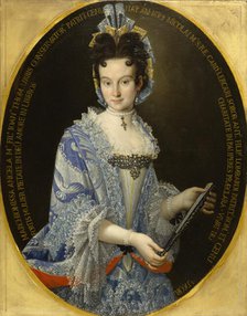 Portrait of the Marchioness Angela Maria Lombardi, c1710. Creator: Unknown.