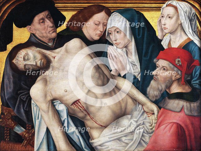 Pietà, 1480-1490. Creator: Goes, Hugo, van der (1435-1482).